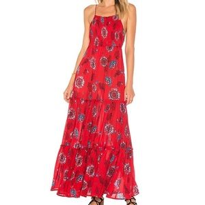 Free People Floral Maxi Dress Size Small